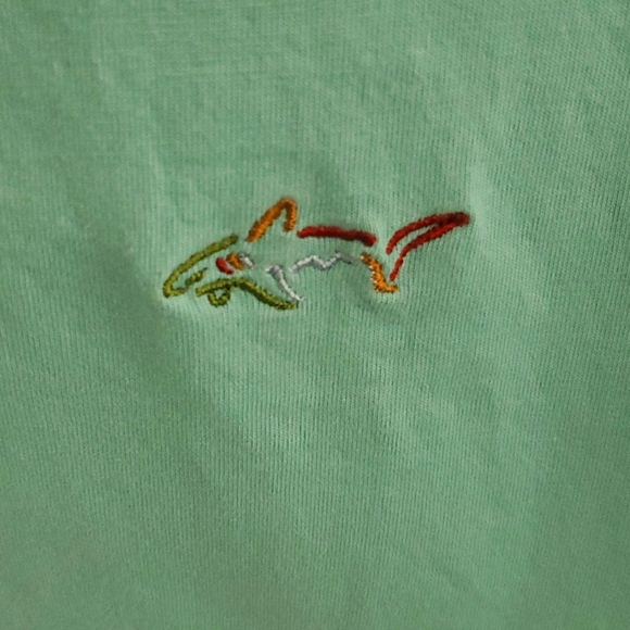 Greg Norman tee shirt In Pretty Seafoam green. Great Condition! - Picture 3 of 4